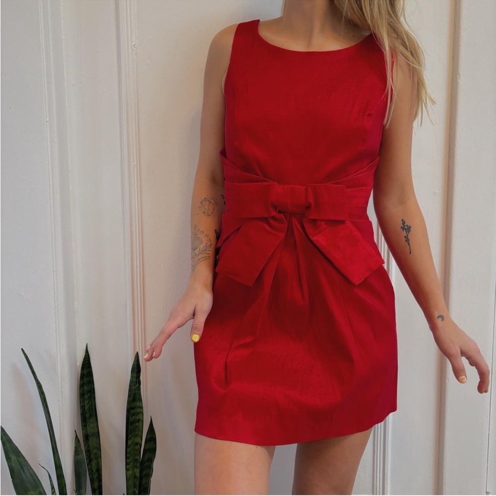 Red dress